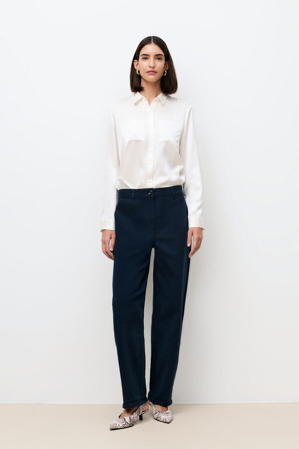 Caroll Cal&ccedil;a reta polar Azul