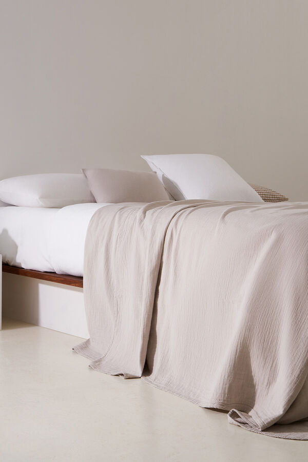 Cortefiel Sand Fatima bedspread 135-140 cm Nude