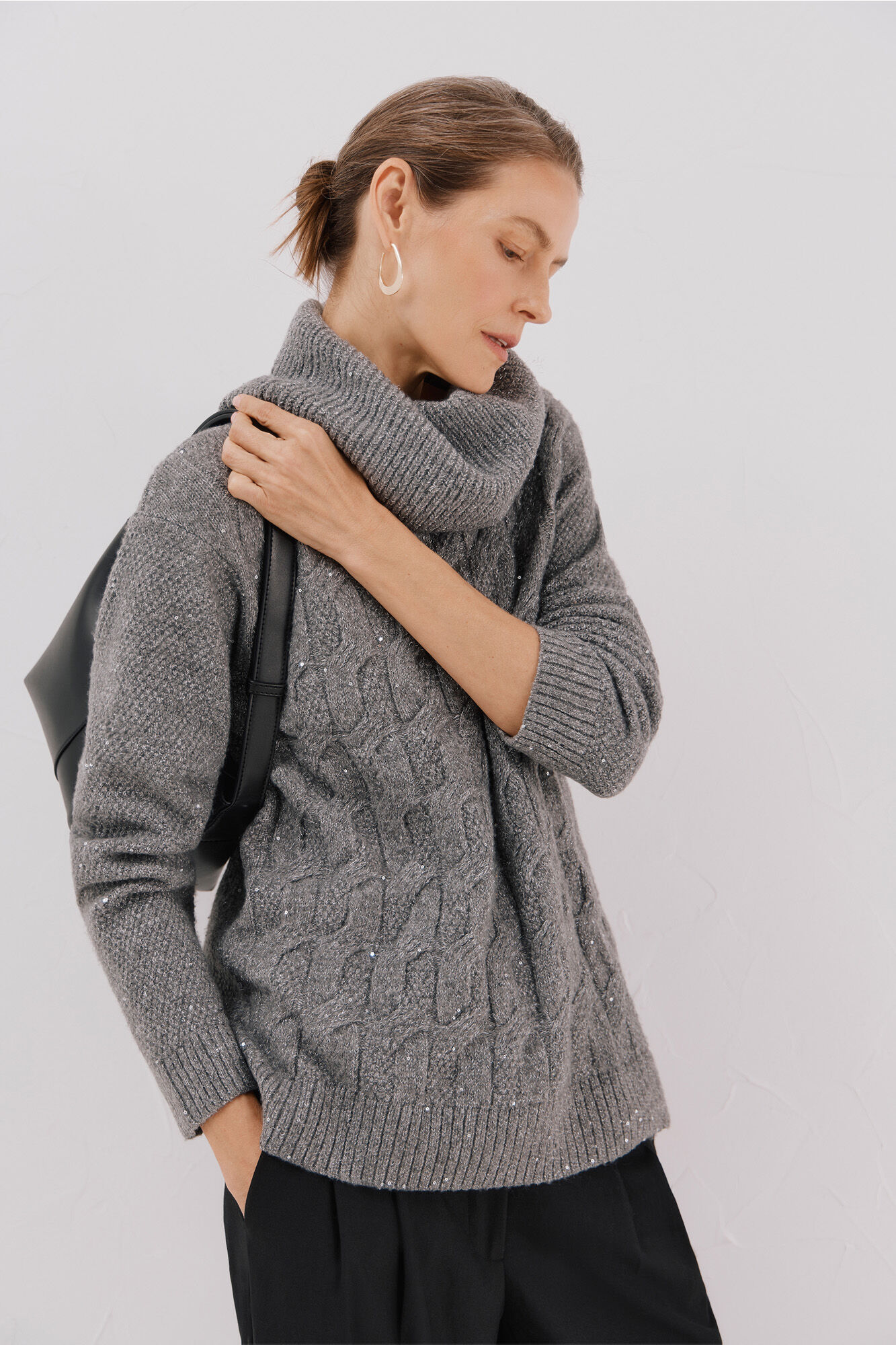 Cortefiel Jersey punto lentejuelas