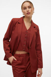 Vero Moda Blazer longo com ombreiras