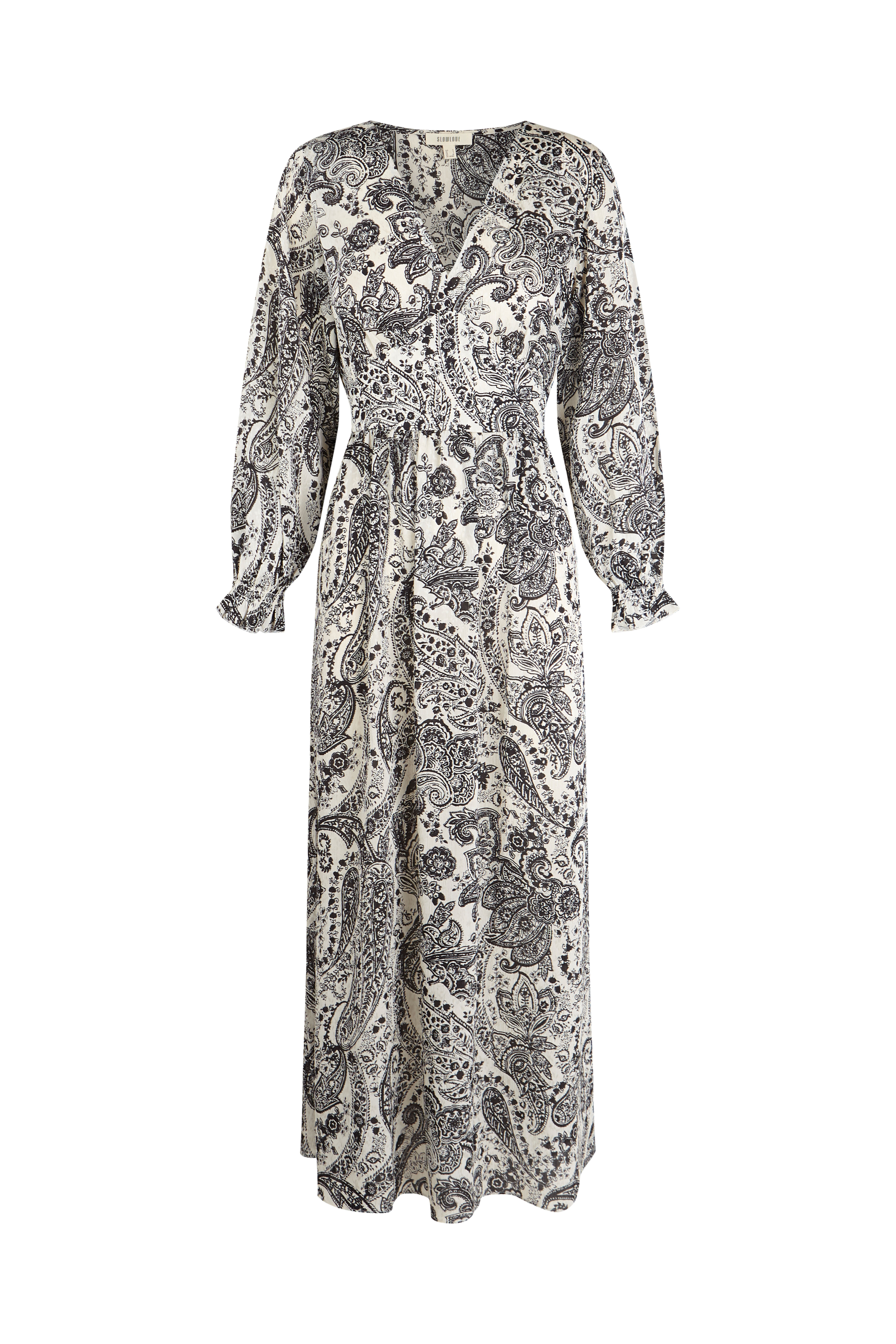 Slowlove Vestido fluido jacquard