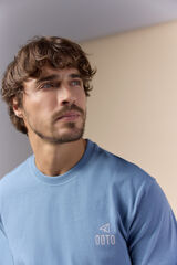 OOTO Long sleeve basic T-shirt Blue