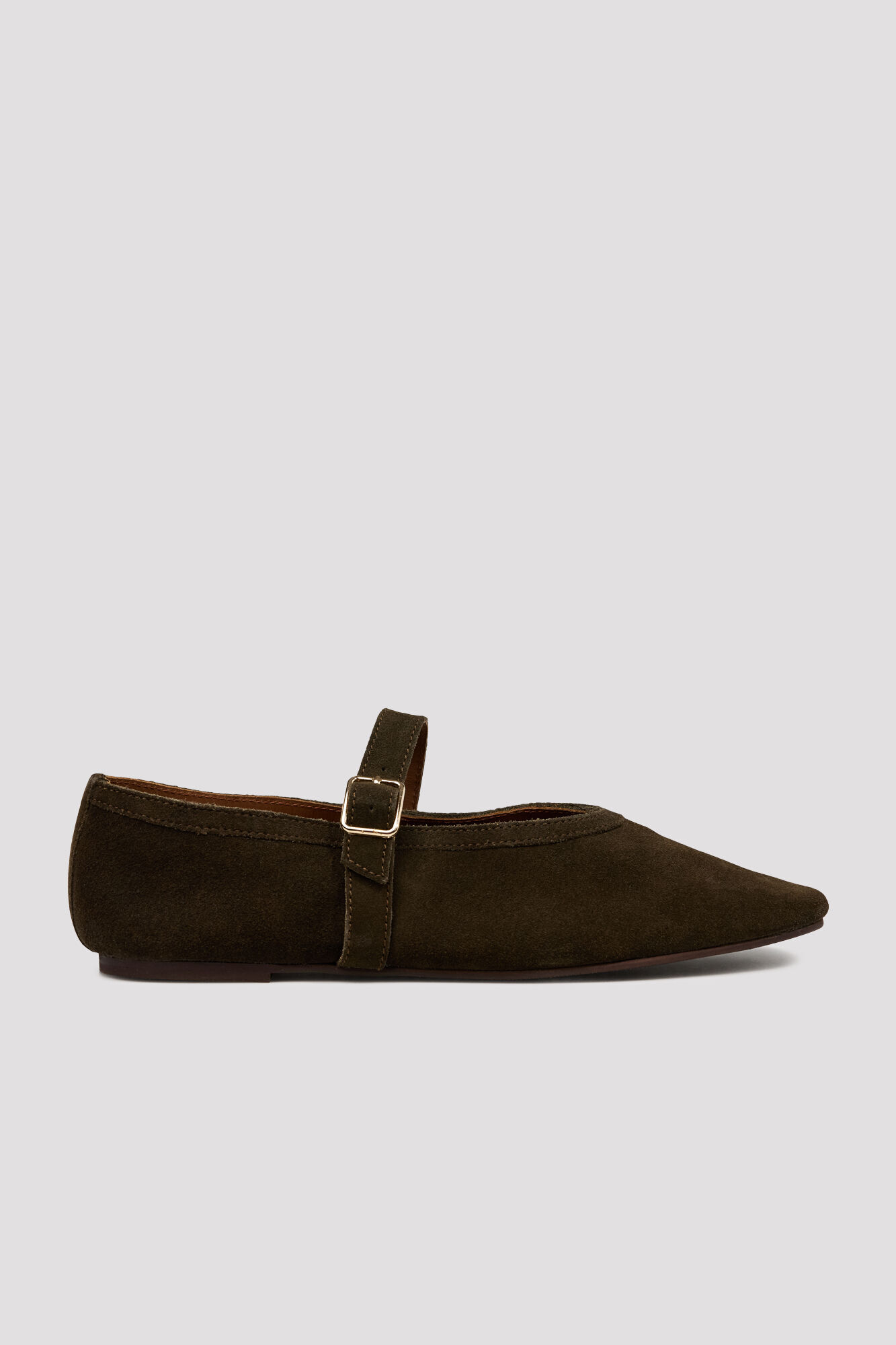 Cortefiel Flat strap ballet flats