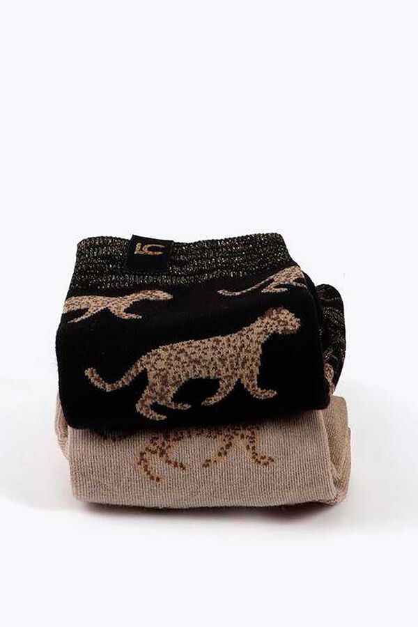 Lola Casademunt Pack calcetines Estampado marrón