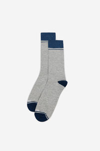 Cortefiel Plain colourful socks Grey