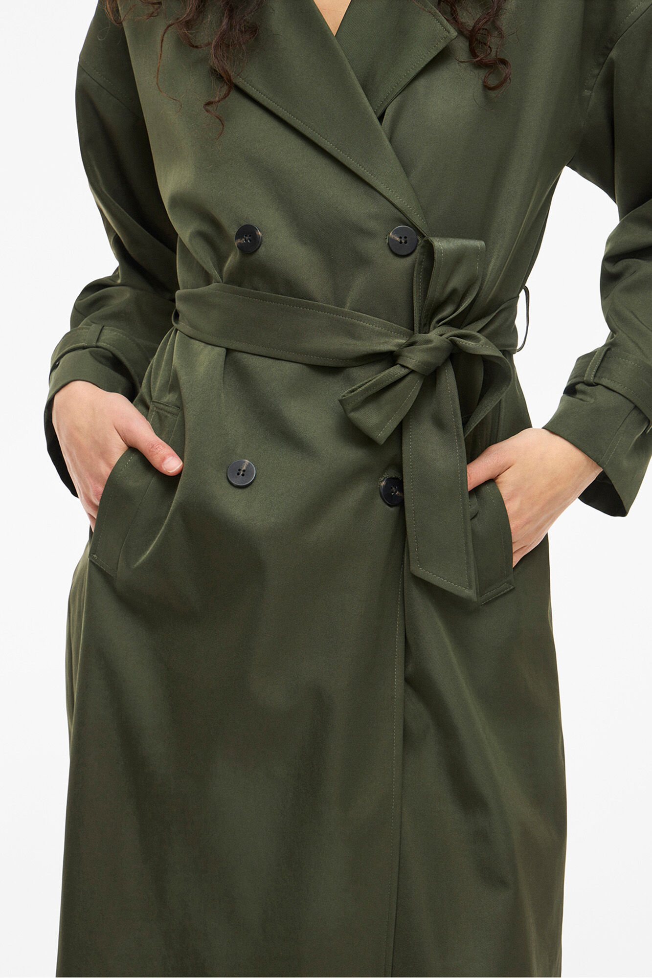 Vila Gabardina longo com n&oacute;s