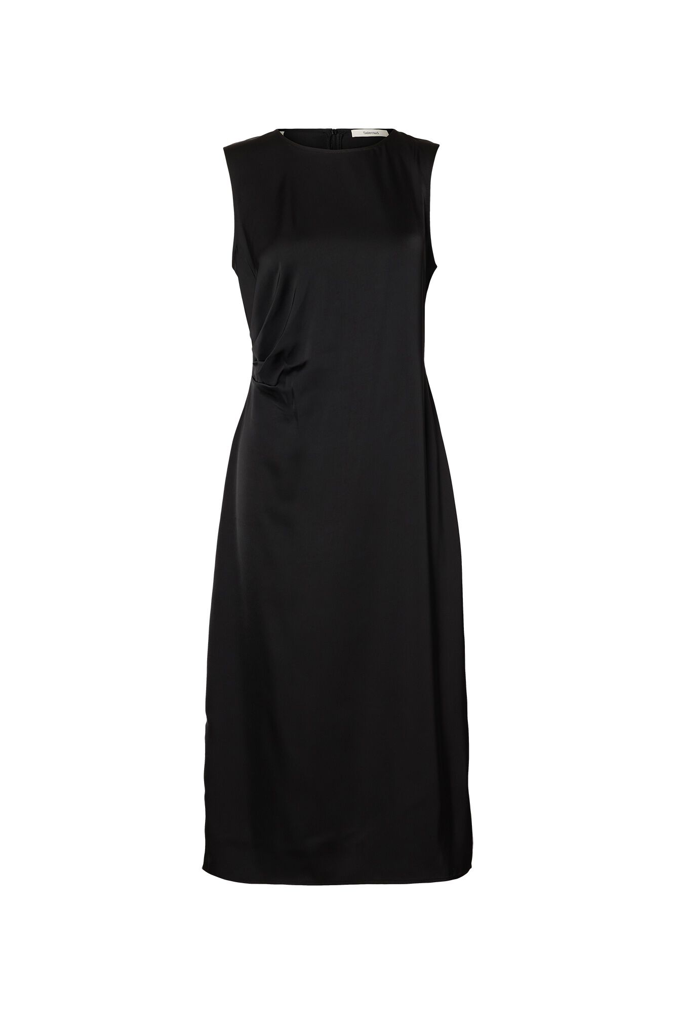 Selected Vestido midi sem mangas