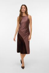 Vero Moda Vestido midi sem mangas  Roxo