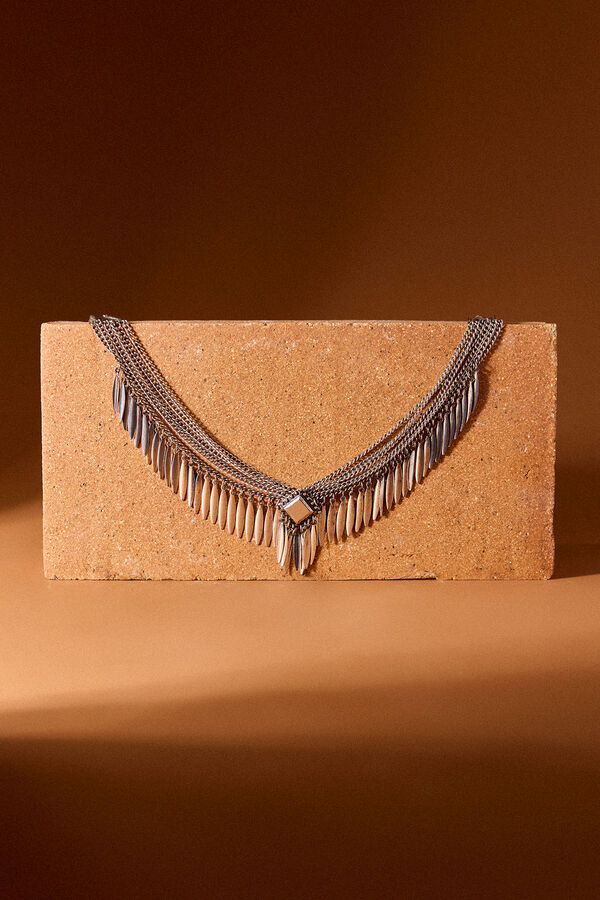 Slowlove Collar espias met&aacute;licas Gris