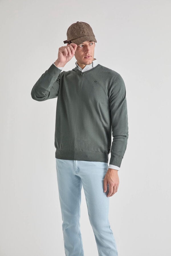 Street Monkey Jersey Verde oscuro