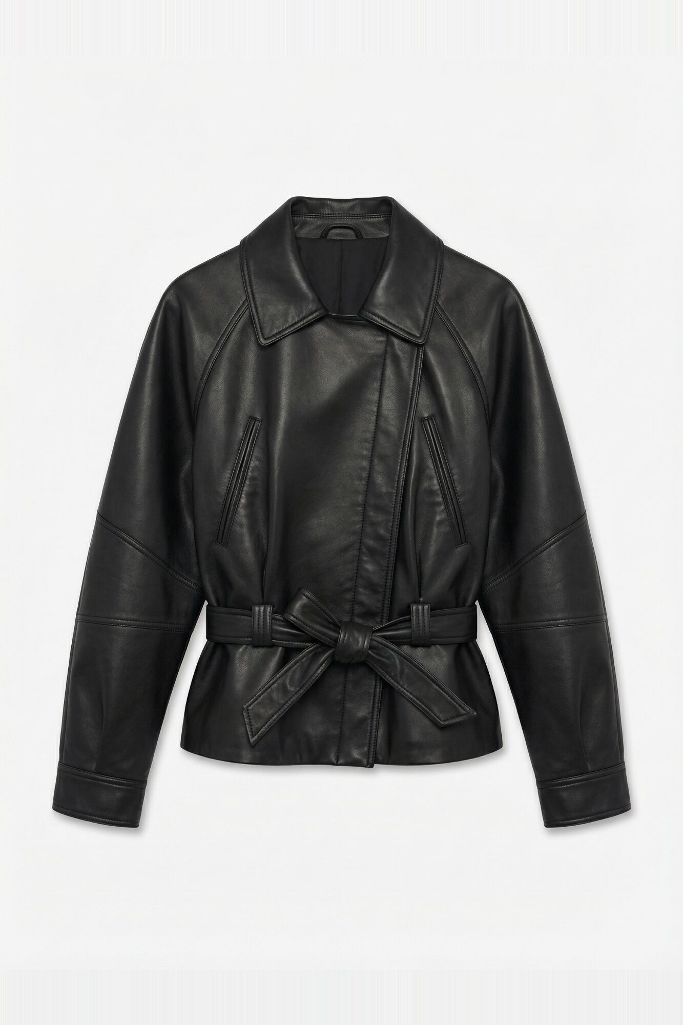 Vero Moda Casaco com cinto efeito pele