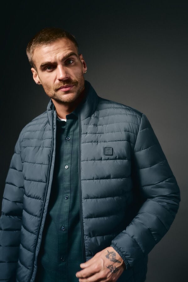 OOTO Blusão acolchoado ultralight Azul