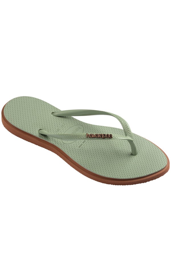 Havaianas Sand&aacute;lia Slim Point Verde