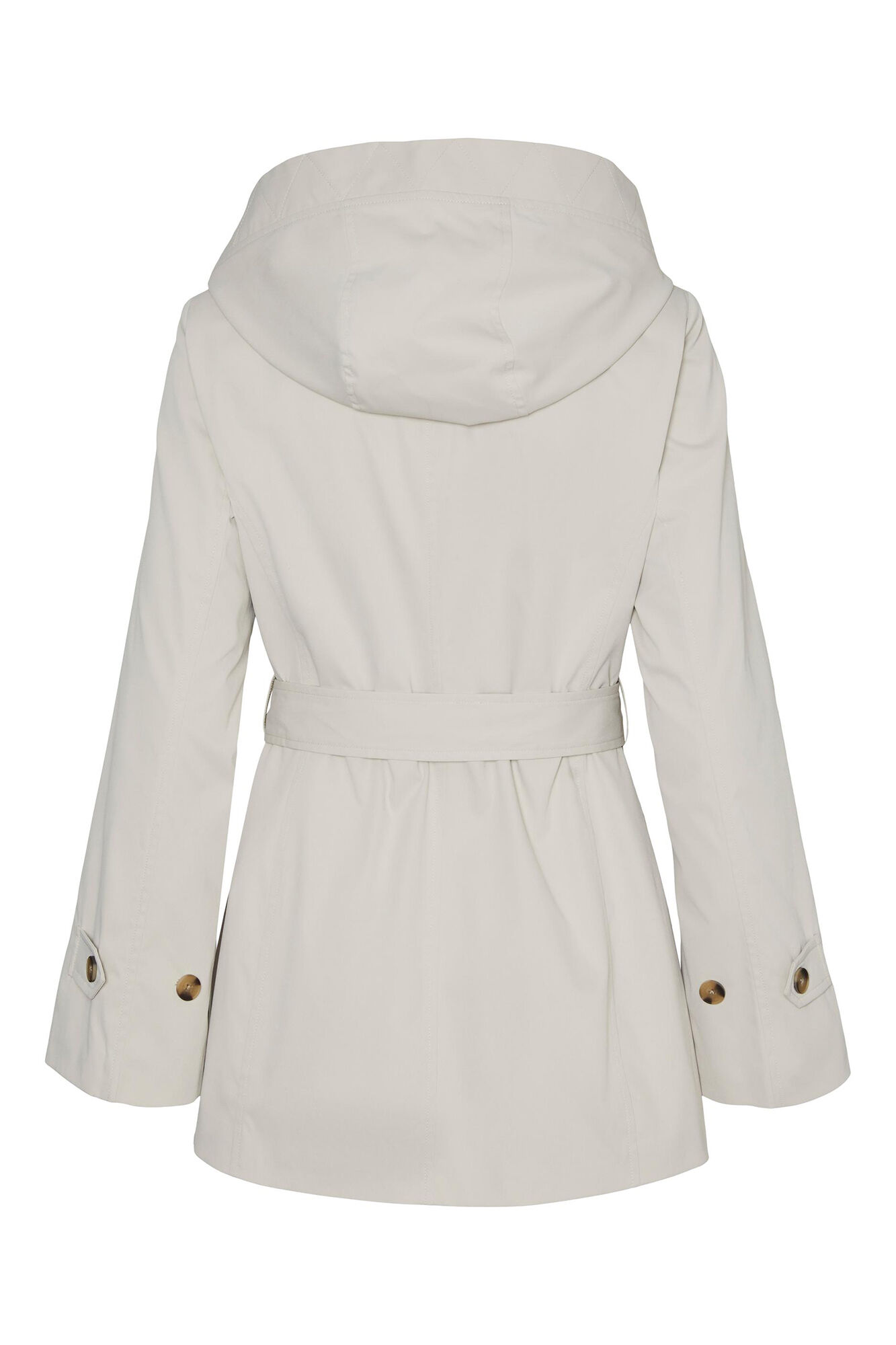 Short trench coat with hood | Womens Trench Coats | Cortefiel