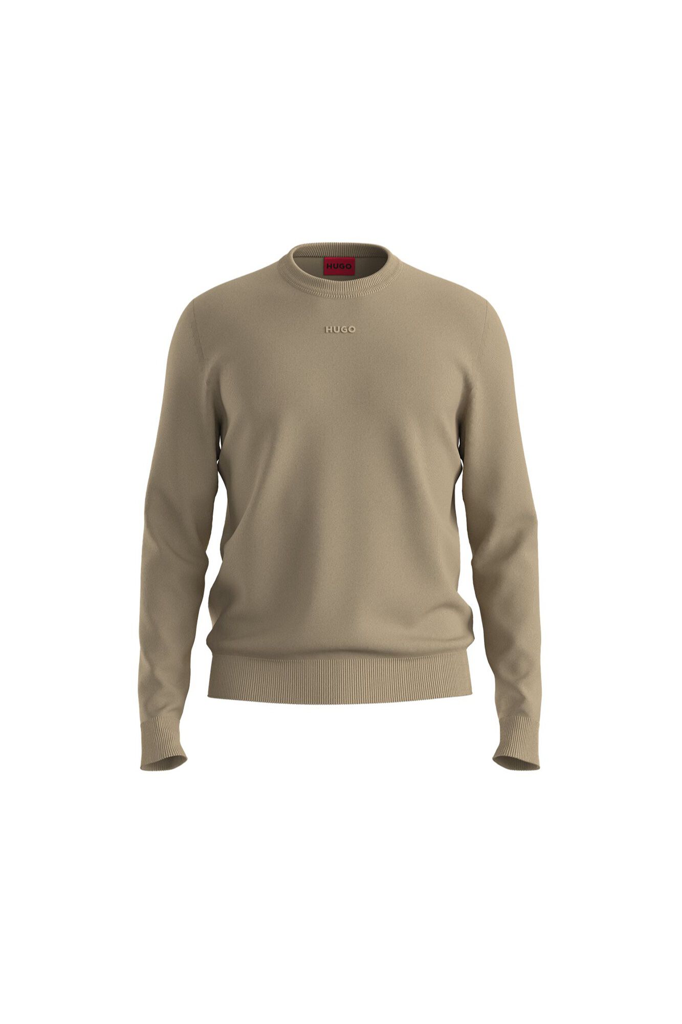 HUGO Jersey manga larga corte slim