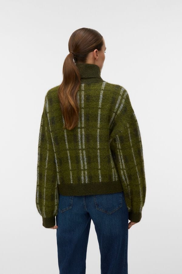 Vero Moda Camisola de gola alta Verde
