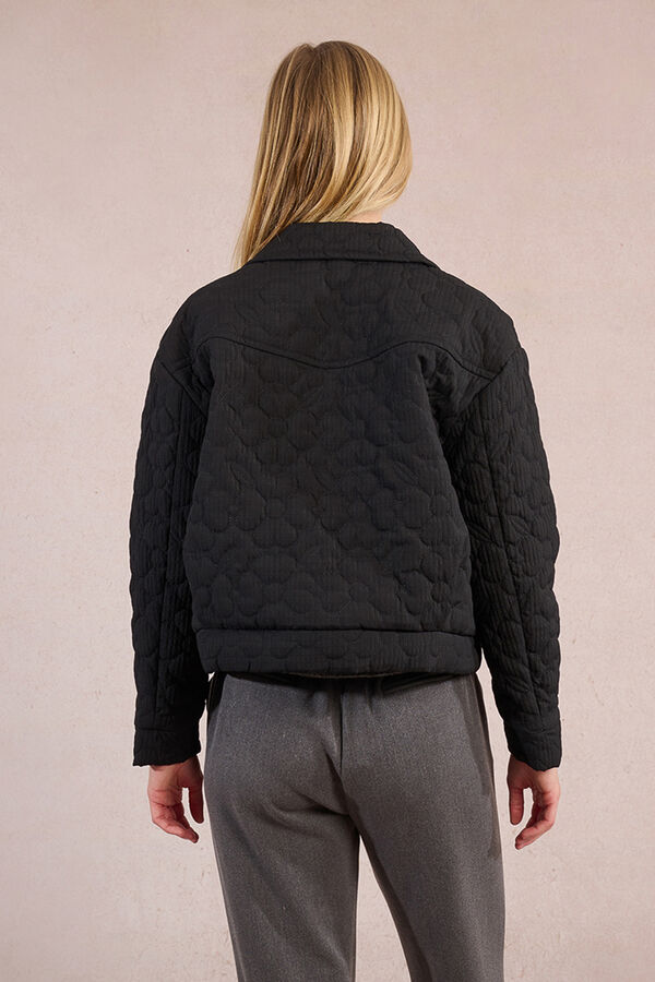 Molly Bracken Casaco acolchoada floral Preto