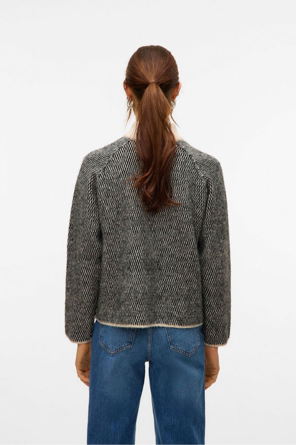 Vero Moda Camisola de malha de gola malha Cinzento