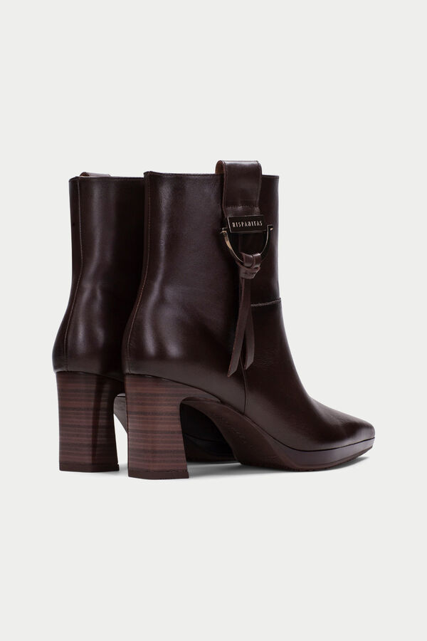 Hispanitas Botim bangkok com fivela lateral Castanho