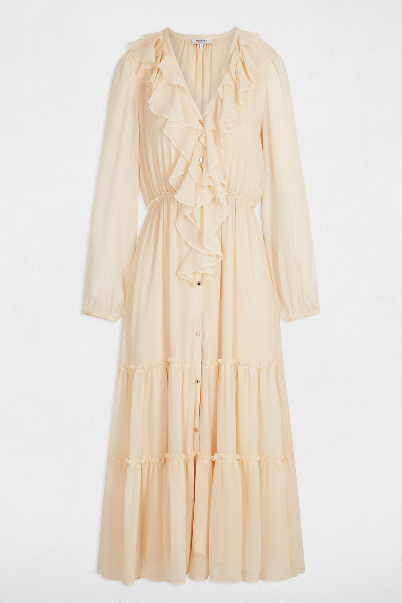 Morgan Vestido comprido fluido