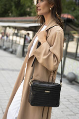 The Code Black Charlotte Shoulder Bag Black