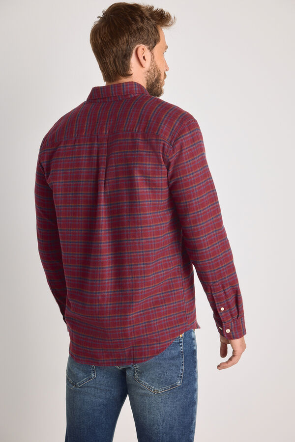 Jack & Jones 100% cotton regular shirt Red