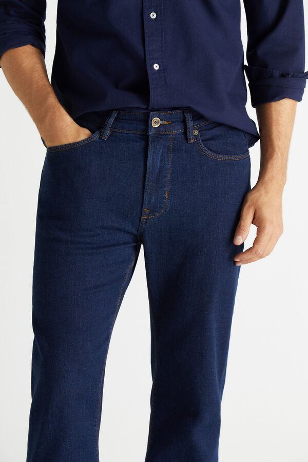 Cortefiel Classic desized jeans Navy