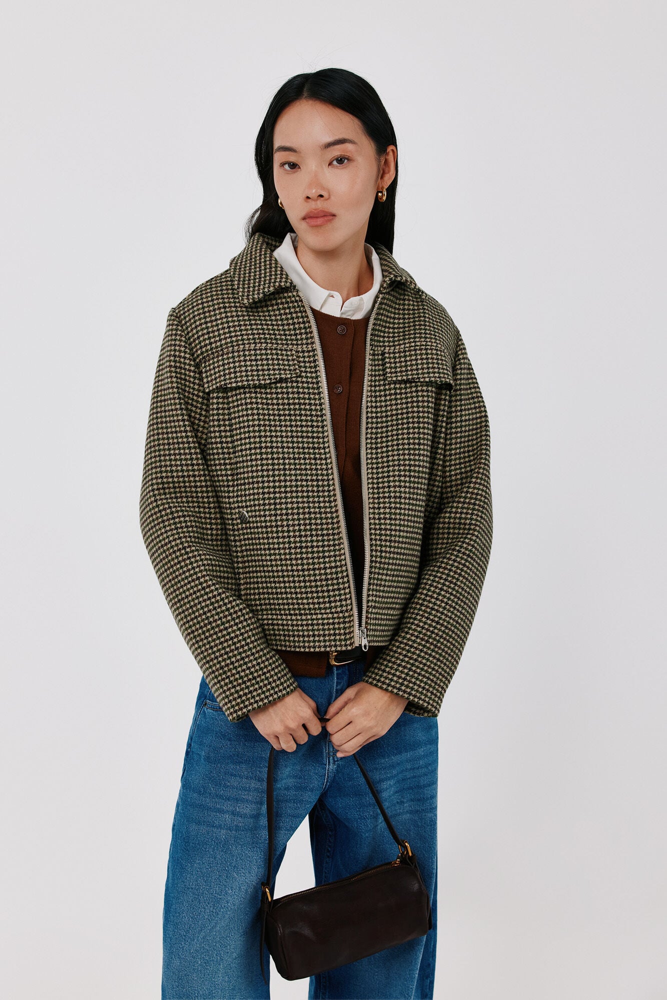 Cortefiel Shoulder barrel bag
