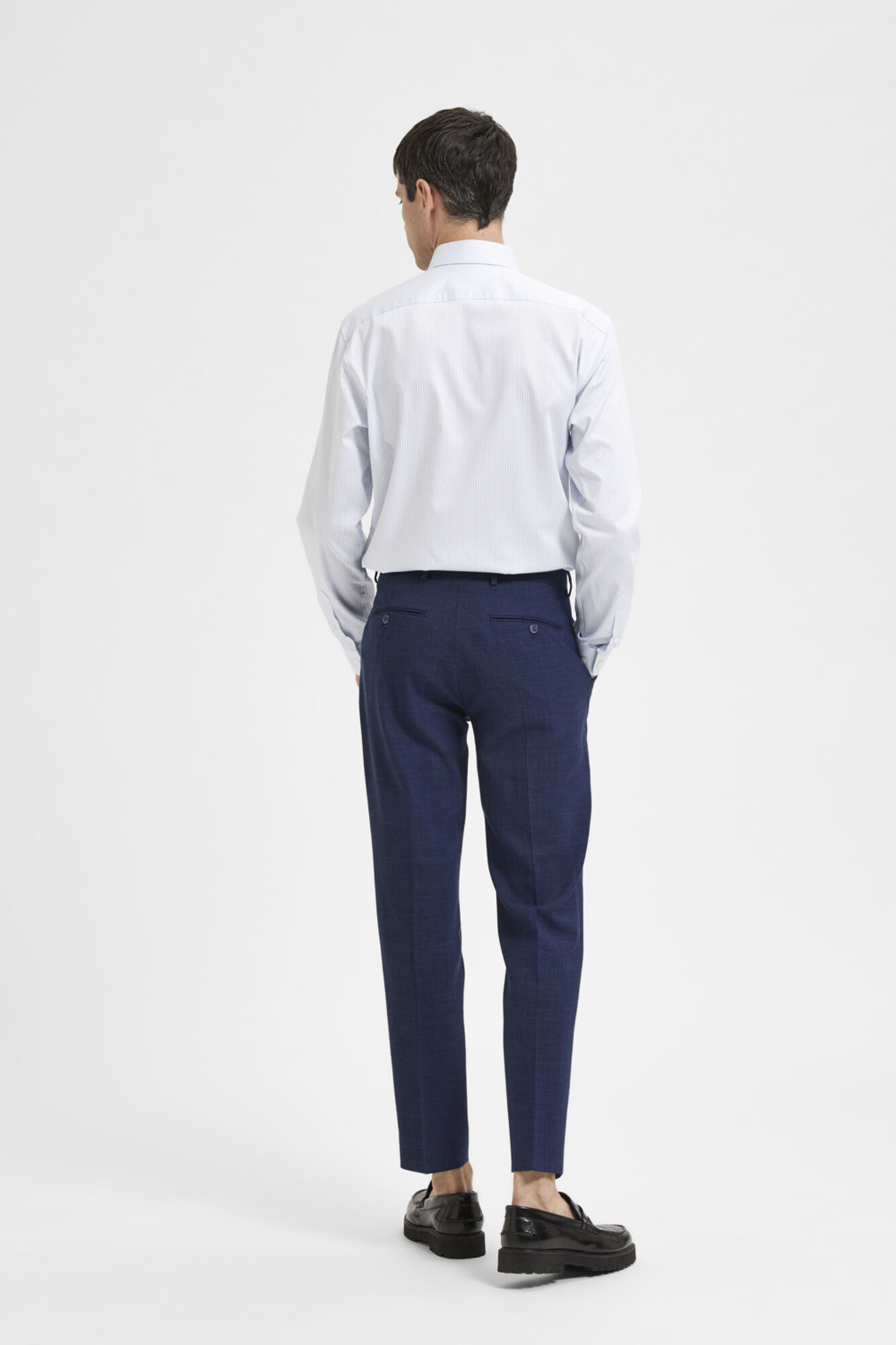 Slim fit linen trousers | Men's trousers | Cortefiel