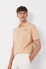 Cortefiel Basic piqué polo shirt Nude