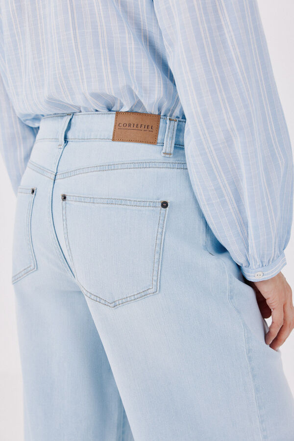Cortefiel Jeans Long Palazzo Azul