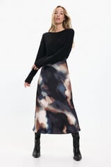 Vero Moda Saia longa estampada Preto