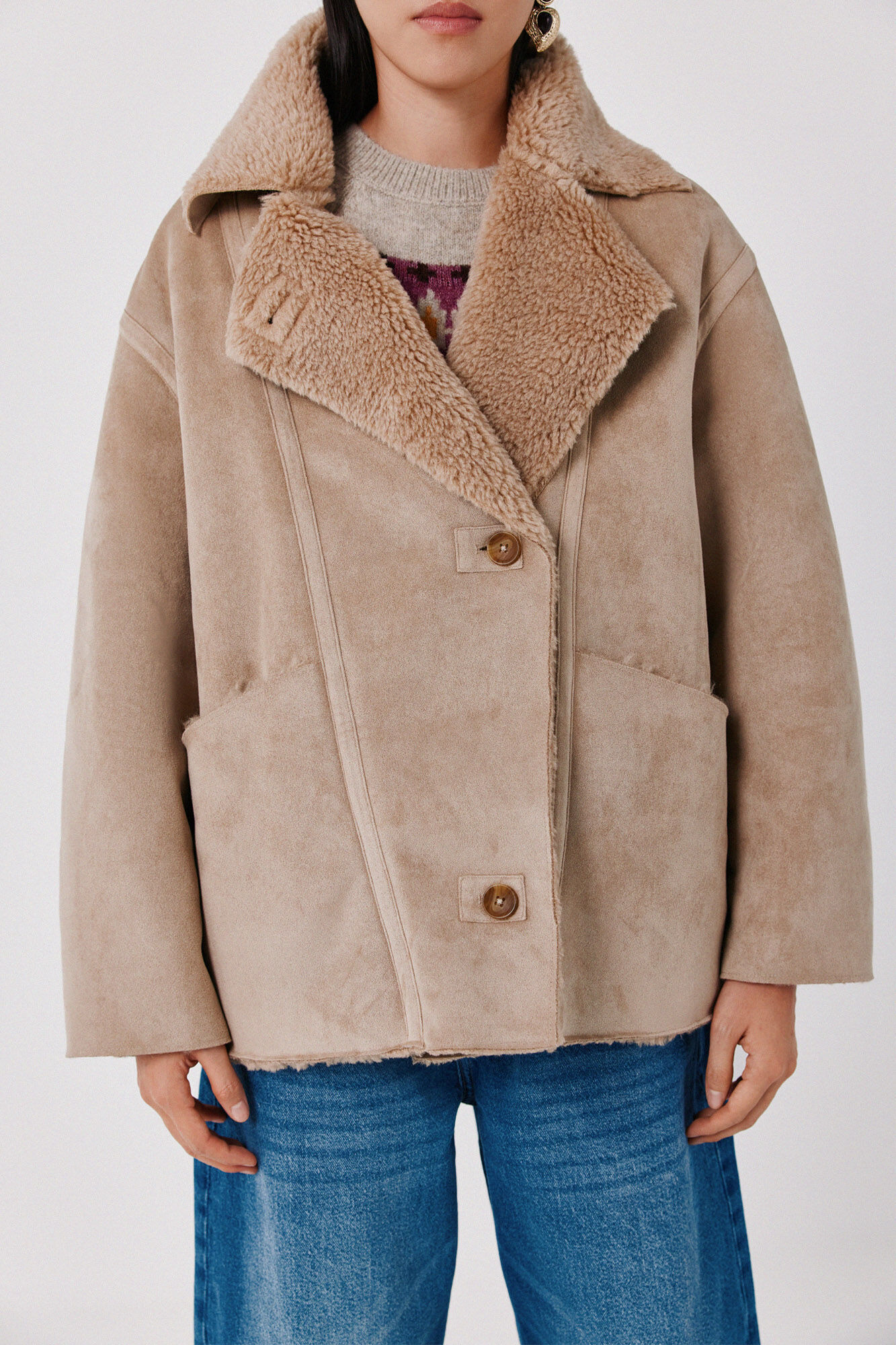 Cortefiel Double-faced jacket