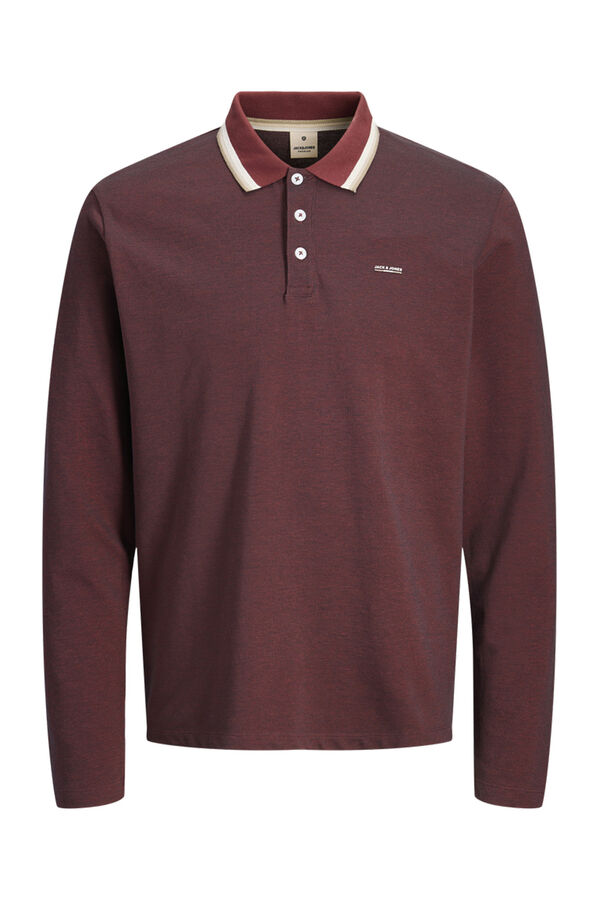 Jack & Jones Polo clássica de manga comprida Vermelho