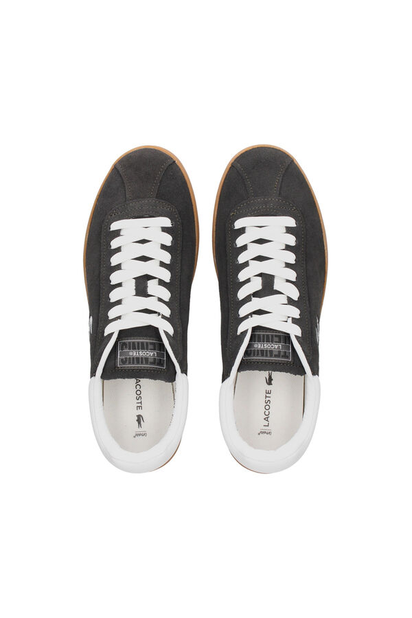 Lacoste Sapatilhas para homem Baseshot de camur&ccedil;a Multicolorido