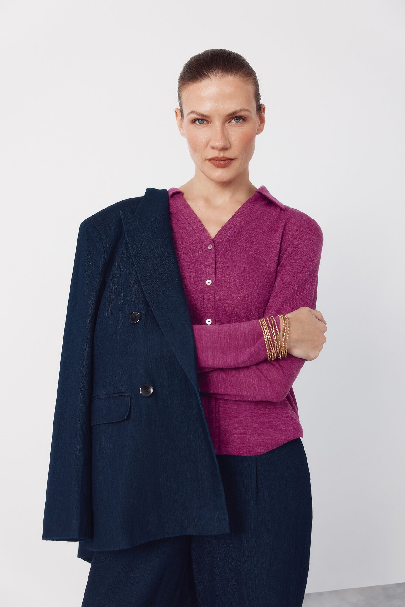 Cortefiel Jersey-knit knit shirt