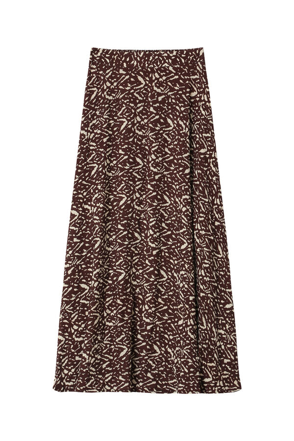 Grace & Mila Falda larga estampada Coral