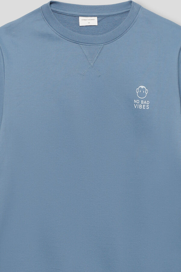 Street Monkey Sudadera moda Azul
