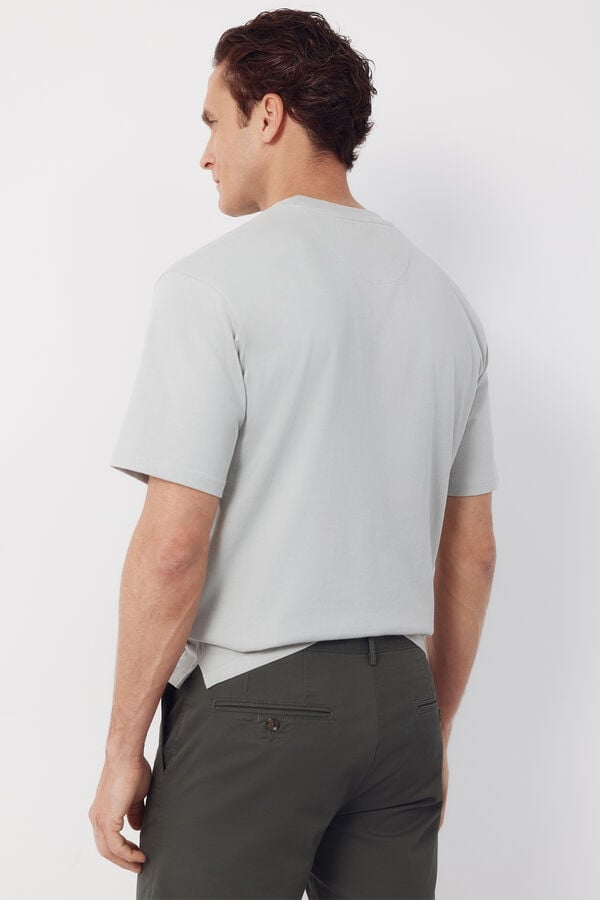 Cortefiel Plain T-shirt Blue