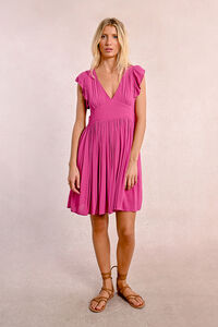 Molly Bracken Vestido manga curta