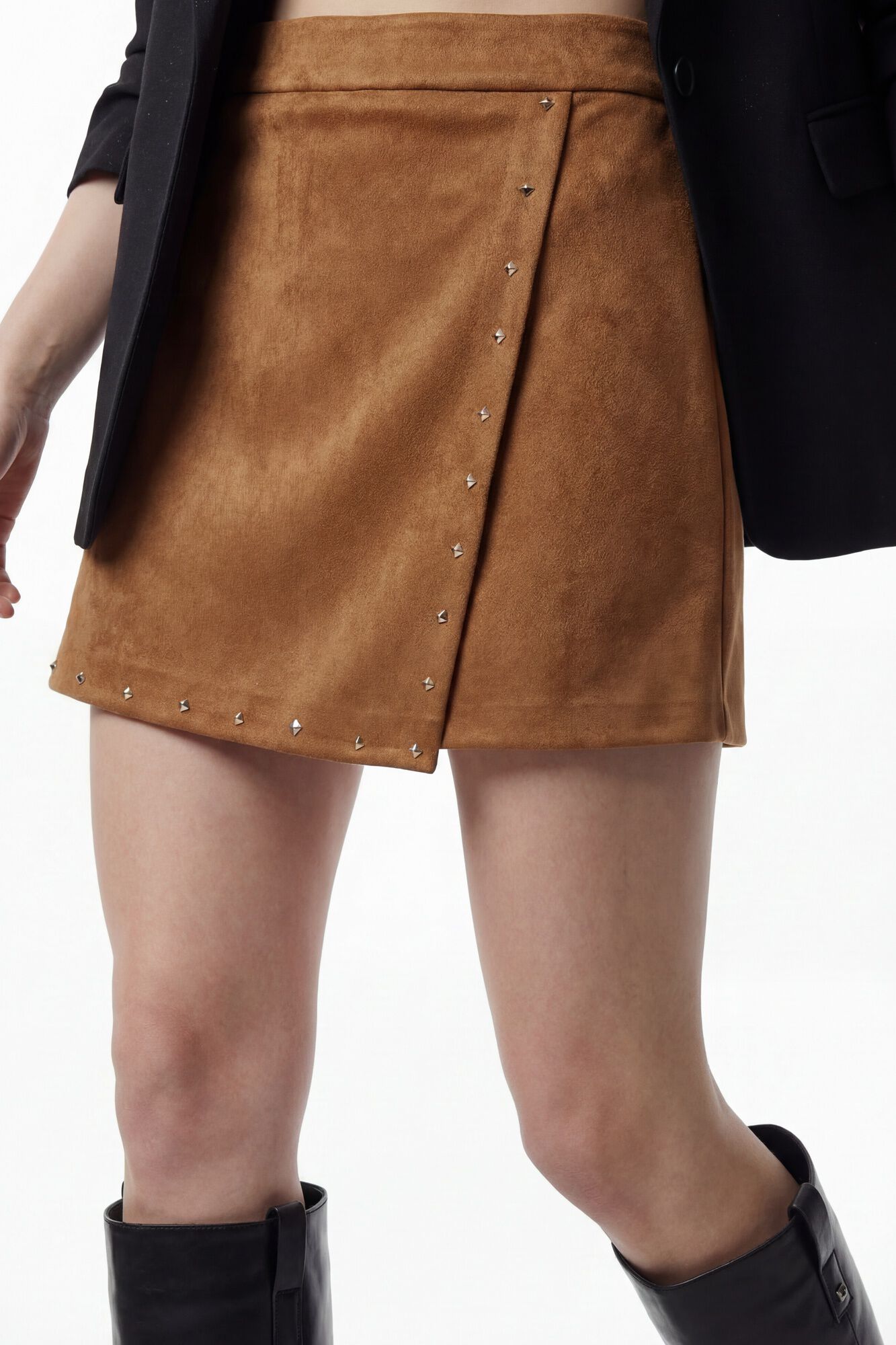 Vero Moda Saia curta com efeito saia e cal&ccedil;a 