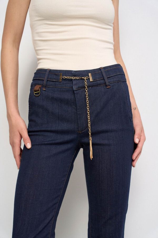 Salsa Jeans Chino Secret push in Azul