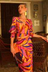 Panambi Camisa envolvente Laranja
