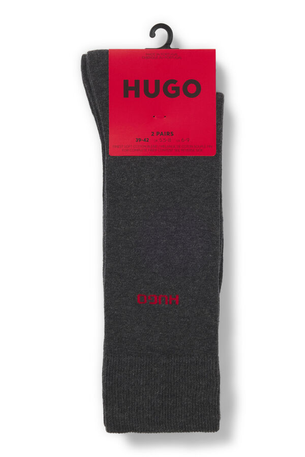 HUGO Pack 2 socks Dark grey