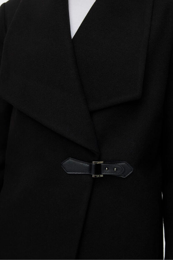 Vero Moda sobretudo de tecido midi Preto