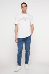 Gant T-shirt de manga curta Ecru