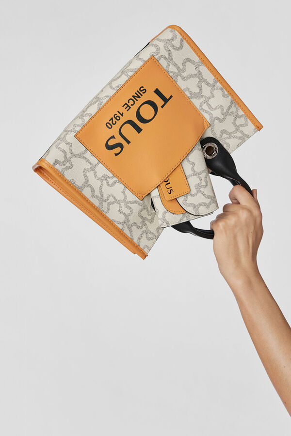 Tous Shopping mediano beige Amaya Kaos Icon Beige