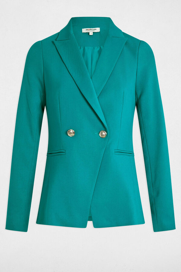 Morgan Blazer slim fit com botões Verde