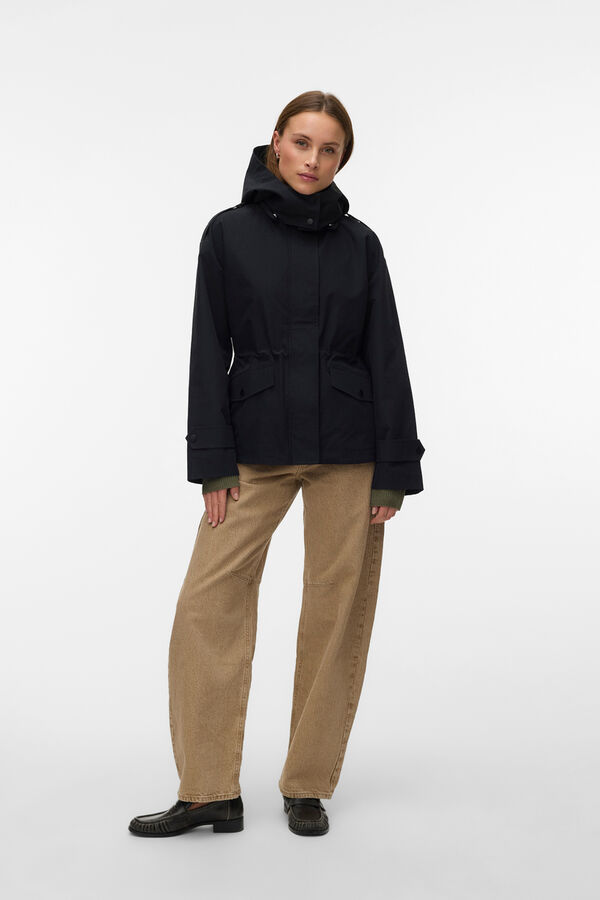 Vero Moda Casaco com capuz Preto