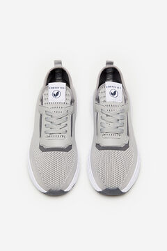 Cortefiel Recycled fabric sneaker Gray